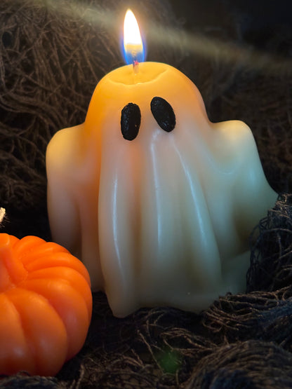 Hey Boo! Ghost Candle | 100% Natural Soy Wax | Halloween Home Décor & Gift